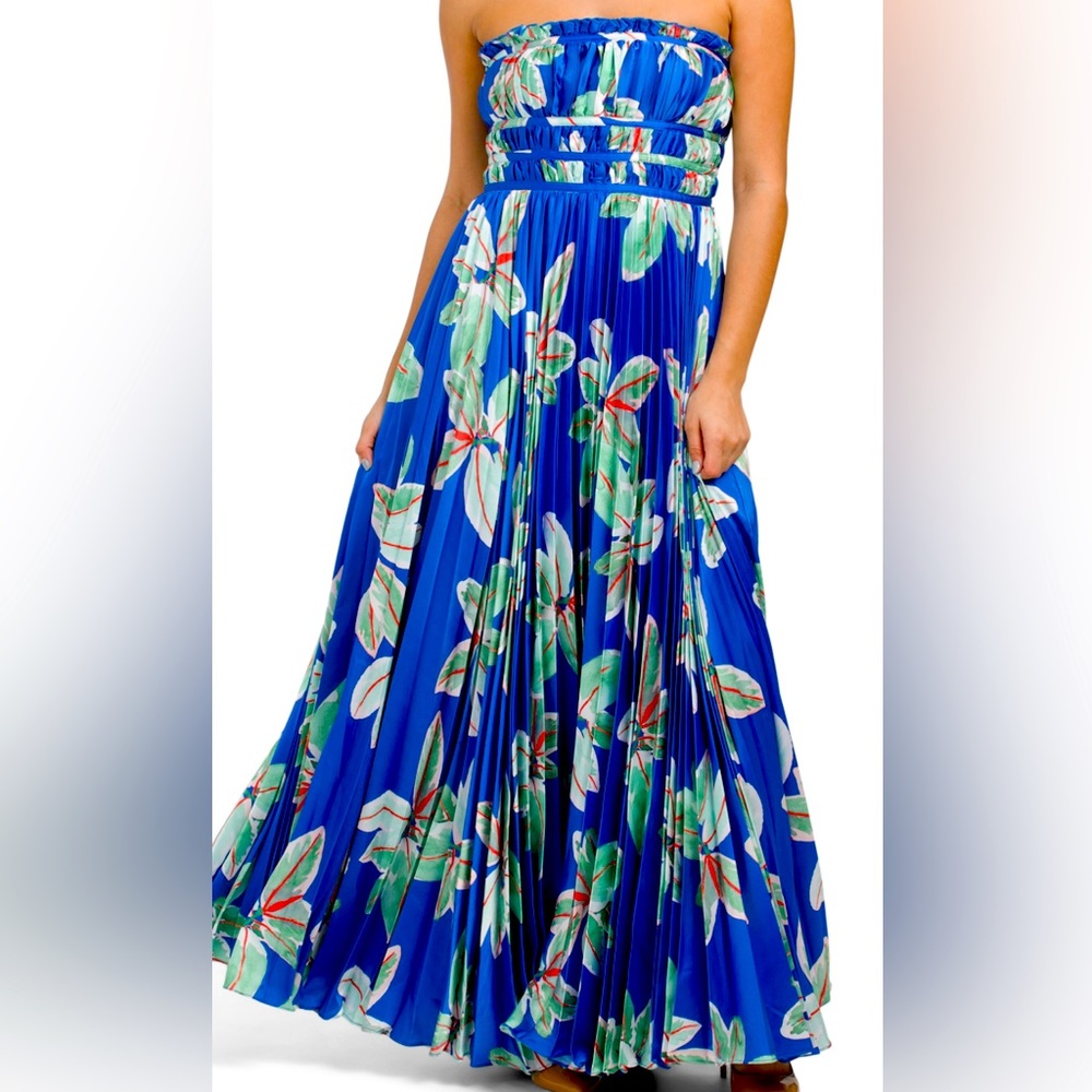 Hutch Sabina strapless gown